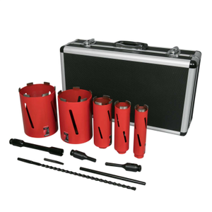 Dry Diamond Core Drill 5 Piece Set