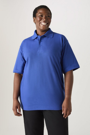 Uneek Classic Unisex Polo Shirt, Royal Blue