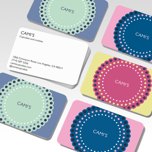 Matte Laminate Rounded Business Cards
