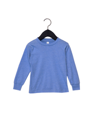 Bella + Canvas 3501T Youth Toddler Jersey Long Sleeve T-Shirt