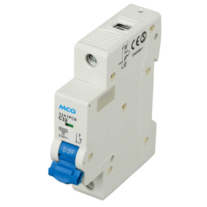 32A Single Pole 6kA C Curve MCB