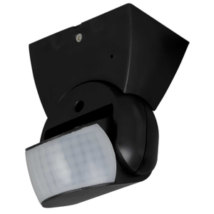 180° PIR Detector with Remote Control Black