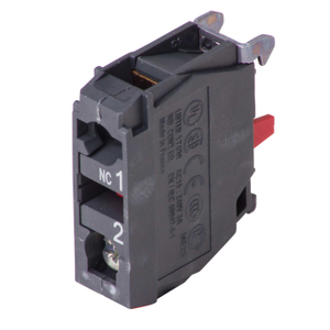 Single Contact Block for Head 1 Normally Closed Screw Clamp Terminal