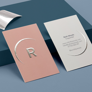 Silver Foil Super Business Cards