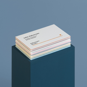 Luxe Red Business Cards