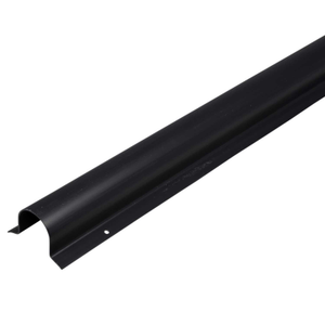 55mm PVC-U Cable Protection Guard Black (3m Length)