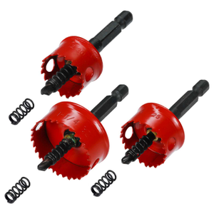 3 Piece Sheet Steel Bi-Metal Holesaw Kit