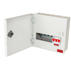 2 Way TP+N Type B Metal Clad Distribution Board 100A Incomer