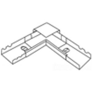 Wiremold, Raceway 2000 Series, Steel Flat Elbow, White Finish
