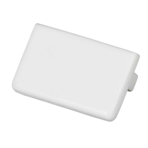 16mm x 10mm Mini Trunking End Cap White (Sold in 1's)