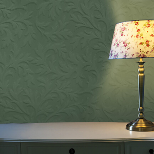 Anaglypta Luxury Textured Vinyl Wallpaper High Leaf - RD80026