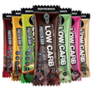 BSc High Protein Low Carb Protein Bar (12 x 60g Salted Caramel)