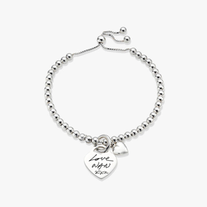 Sterling Silver DuoHandwriting Bracelet