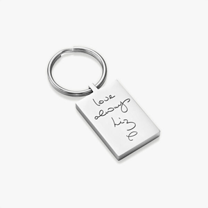 Actual Handwriting Keyring