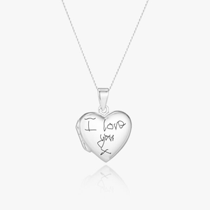 Sterling Silver Handwriting Locket