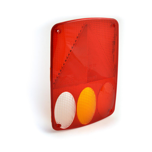 Lens for Aspock Earpoint IV rear lamp RH with fog & reverse