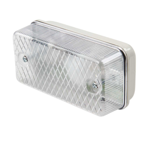 BC Rectangular Aluminium Bulkhead Polycarbonate Diffuser