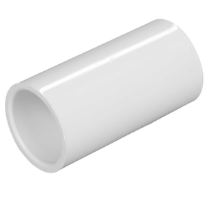 20mm PVC Conduit Straight Coupler White (Sold in 1's)