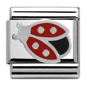 Nomination CLASSIC Silvershine Symbols Ladybird Charm 330202/15