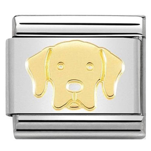 Nomination CLASSIC Gold Labrador Charm 030162/57