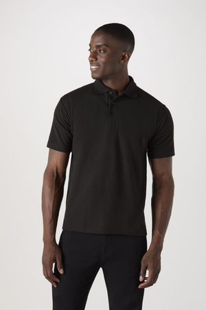 Uneek Classic Unisex Polo Shirt, Black