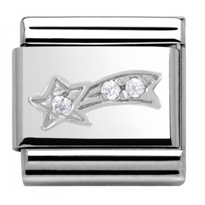Nomination CLASSIC Silvershine Christmas Shooting Star Charm 330313/01