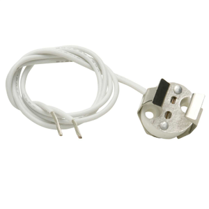 140mm GU5.3 Low Voltage Lampholder PTFE Ferruled Leads (Sold in 1's)