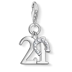 THOMAS SABO Silver Lucky 21 Charm 0460-001-12