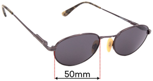 Sunglass Fix Replacement Lenses for Maui Jim MJ164 Trade Wind - 50mm Wide