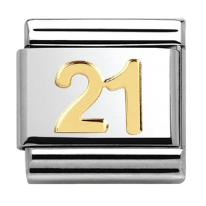 Nomination CLASSIC Gold Daily Life Twenty One Charm 030109/36