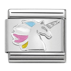 Nomination CLASSIC Silvershine Unicorn With Enamel Charm 330204/16