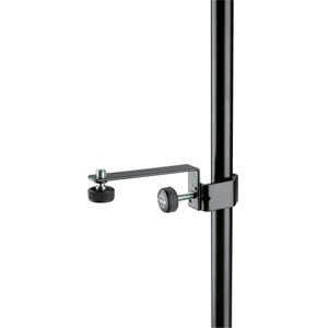 Konig & Meyer 238 Microphone Holder w/ 3/8" Threaded Bolt Goosenecks & Mic Clips (Black)