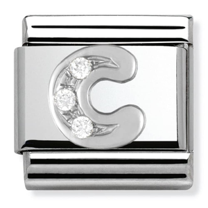 Nomination CLASSIC Silvershine Letter C Charm 330301/03