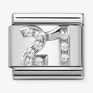 Nomination CLASSIC Silvershine 21 Charm 330304/19