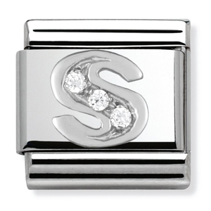Nomination CLASSIC Silvershine  Letter S Charm 330301/19
