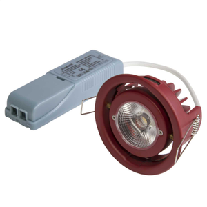 8W LED Fire Rated Dimmable Tilt Downlight without Bezel 3000K