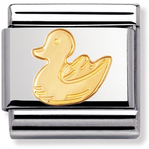 Nomination CLASSIC Gold Animals of Earth Duck Charm 030113/01