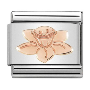 Nomination CLASSIC Rose Gold Daffodil Charm 430104/23