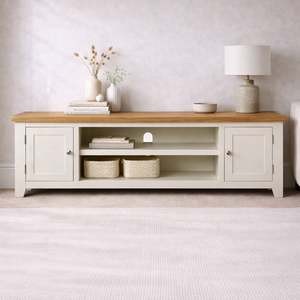 Cambridge Classic Cream Painted Oak Extra Large TV Unit
