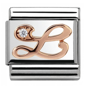 Nomination CLASSIC Rose Gold Letter L Charm 430310/12