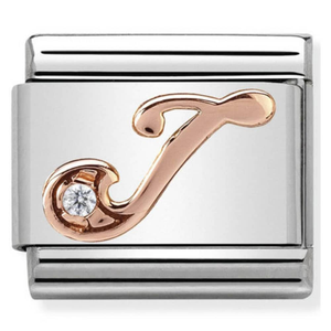 Nomination CLASSIC Rose Gold Letters J Charm 430310/10