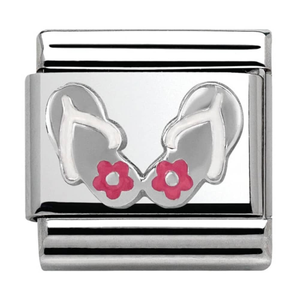 Nomination CLASSIC Silvershine Honolulu Flip Flop Charm 330202/30