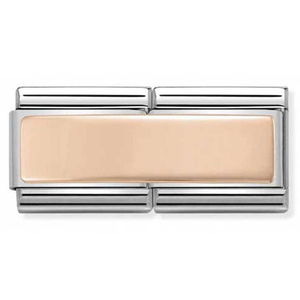 Nomination CLASSIC Rose Gold Engravable Double Charm 430710/01
