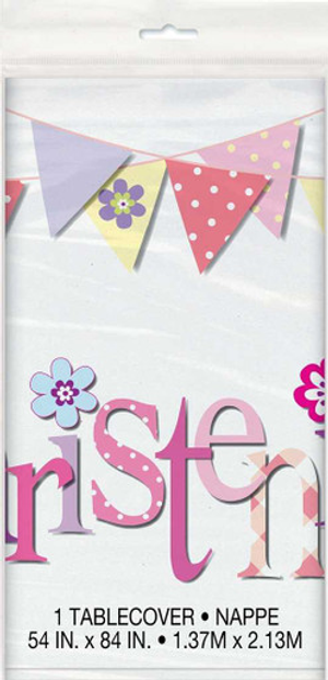 Pink Bunting Tablecover