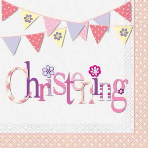 Pink Bunting Napkins