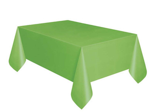 Lime Green Plastic Tablecover