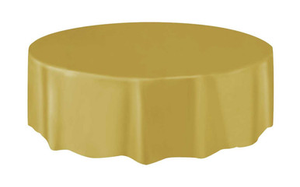 Gold Round Tablecover