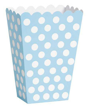 Baby Blue Treat Boxes (8 Pack)