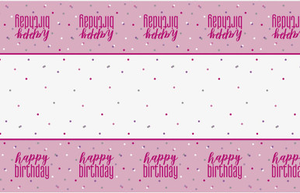 Pink Dots Glitz Tablecover