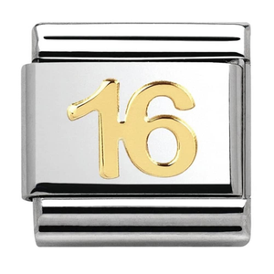 Nomination CLASSIC Gold Daily Life Sweet 16 Charm 030109/35